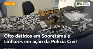 Oito detidos em Sooretama e Linhares em ação da Polícia Civil — Direto Notícias