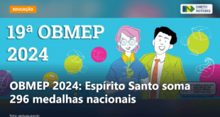OBMEP 2024: Espírito Santo soma 296 medalhas nacionais — Direto Notícias