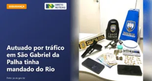 Autuado por tráfico em São Gabriel da Palha tinha mandado do Rio — Direto Notícias