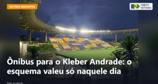 Ônibus para o Kleber Andrade: o esquema valeu só naquele dia — Direto Notícias