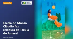 Escola de Afonso Cláudio faz releitura de Tarsila do Amaral — Direto Notícias