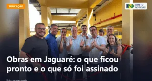Obras em Jaguaré: o que ficou pronto e o que só foi assinado — Direto Notícias