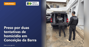 Preso por duas tentativas de homicídio em Conceição da Barra — Direto Notícias