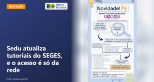 Sedu atualiza tutoriais do SEGES, e o acesso é só da rede — Direto Notícias