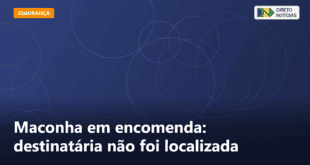 Maconha em encomenda: destinatária não foi localizada — Direto Notícias