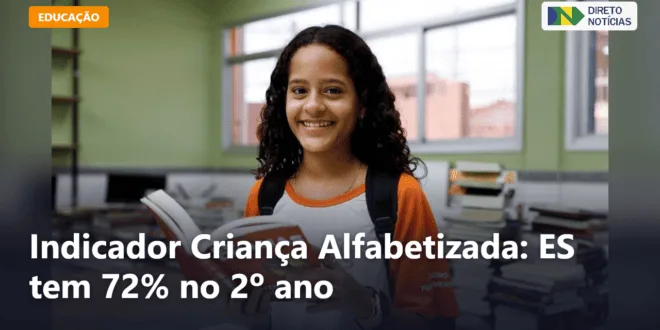 Indicador Criança Alfabetizada: ES tem 72% no 2º ano — Direto Notícias