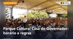 Parque Cultural Casa do Governador: horário e regras — Direto Notícias