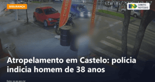 Atropelamento em Castelo: polícia indicia homem de 38 anos — Direto Notícias