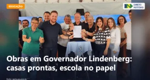 Obras em Governador Lindenberg: casas prontas, escola no papel — Direto Notícias