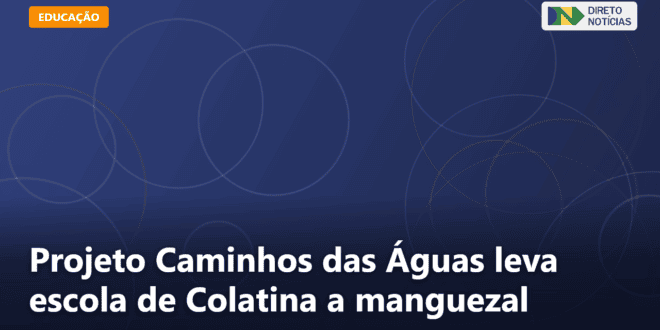 Projeto Caminhos das Águas leva escola de Colatina a manguezal — Direto Notícias