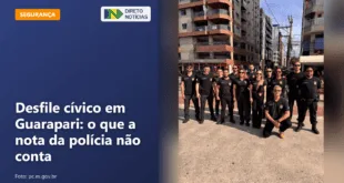 Desfile cívico em Guarapari: o que a nota da polícia não conta — Direto Notícias