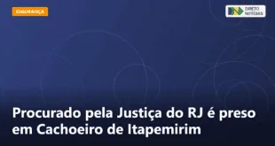 Procurado pela Justiça do RJ é preso em Cachoeiro de Itapemirim — Direto Notícias