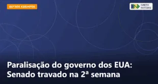Paralisação do governo dos EUA: Senado travado na 2ª semana — Direto Notícias