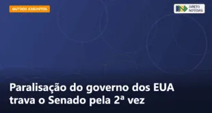 Paralisação do governo dos EUA trava o Senado pela 2ª vez — Direto Notícias