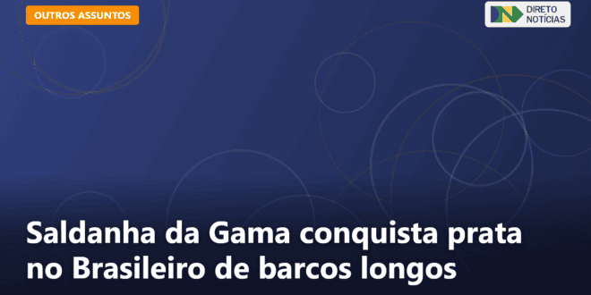 Saldanha da Gama conquista prata no Brasileiro de barcos longos — Direto Notícias