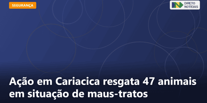 Ação em Cariacica resgata 47 animais em situação de maus-tratos — Direto Notícias