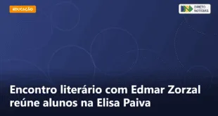 Encontro literário com Edmar Zorzal reúne alunos na Elisa Paiva — Direto Notícias