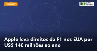 Apple leva direitos da F1 nos EUA por US$ 140 milhões ao ano — Direto Notícias