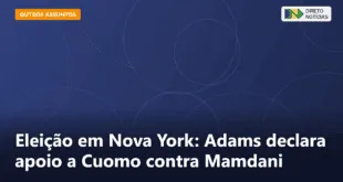Eleição em Nova York: Adams declara apoio a Cuomo contra Mamdani — Direto Notícias