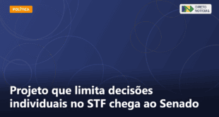 Projeto que limita decisões individuais no STF chega ao Senado — Direto Notícias