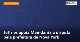 Jeffries apoia Mamdani na disputa pela prefeitura de Nova York — Direto Notícias