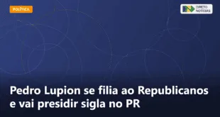 Pedro Lupion se filia ao Republicanos e vai presidir sigla no PR — Direto Notícias
