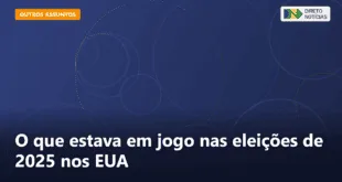 O que estava em jogo nas eleições de 2025 nos EUA — Direto Notícias