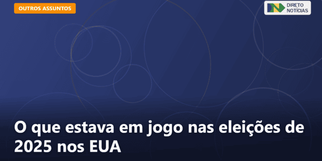 O que estava em jogo nas eleições de 2025 nos EUA — Direto Notícias