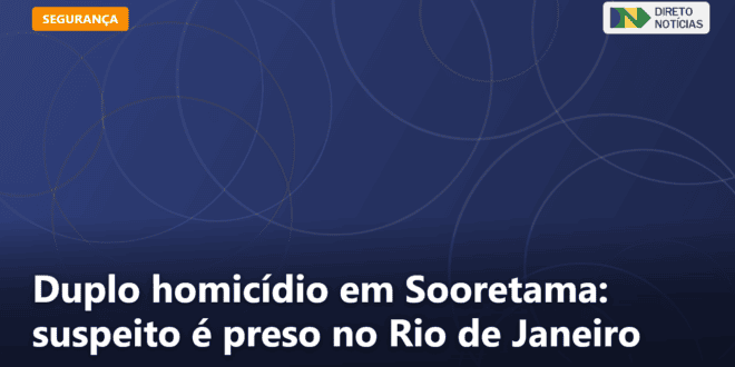 Duplo homicídio em Sooretama: suspeito é preso no Rio de Janeiro — Direto Notícias