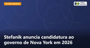 Stefanik anuncia candidatura ao governo de Nova York em 2026 — Direto Notícias