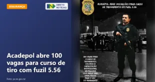 Acadepol abre 100 vagas para curso de tiro com fuzil 5.56 — Direto Notícias
