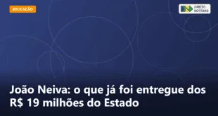 João Neiva: o que já foi entregue dos R$ 19 milhões do Estado — Direto Notícias