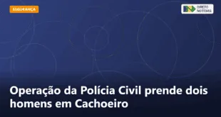 Operação da Polícia Civil prende dois homens em Cachoeiro — Direto Notícias