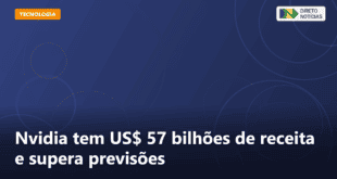Nvidia tem US$ 57 bilhões de receita e supera previsões — Direto Notícias