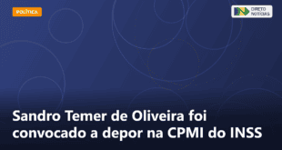Sandro Temer de Oliveira foi convocado a depor na CPMI do INSS — Direto Notícias