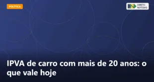 IPVA de carro com mais de 20 anos: o que vale hoje — Direto Notícias