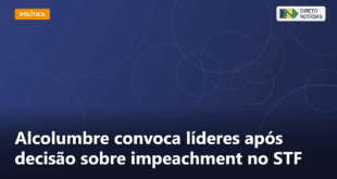 Alcolumbre convoca líderes após decisão sobre impeachment no STF — Direto Notícias