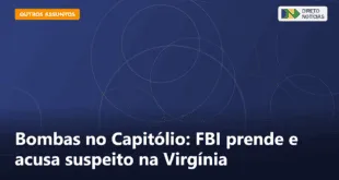 Bombas no Capitólio: FBI prende e acusa suspeito na Virgínia — Direto Notícias