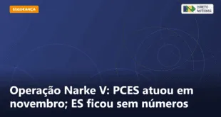 Operação Narke V: PCES atuou em novembro; ES ficou sem números — Direto Notícias