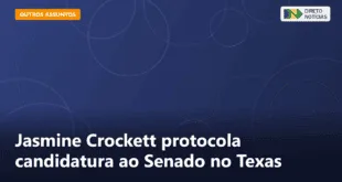 Jasmine Crockett protocola candidatura ao Senado no Texas — Direto Notícias
