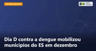 Dia D contra a dengue mobilizou municípios do ES em dezembro — Direto Notícias