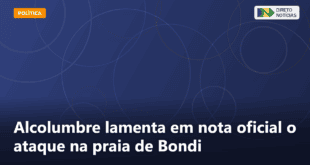 Alcolumbre lamenta em nota oficial o ataque na praia de Bondi — Direto Notícias