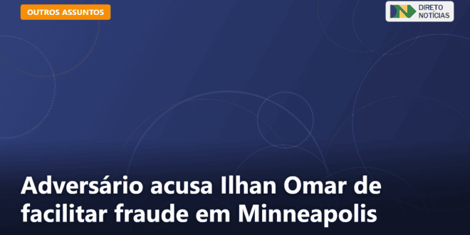 Adversário acusa Ilhan Omar de facilitar fraude em Minneapolis — Direto Notícias