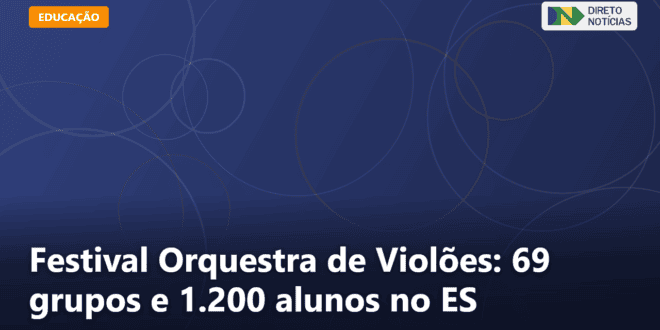 Festival Orquestra de Violões: 69 grupos e 1.200 alunos no ES — Direto Notícias