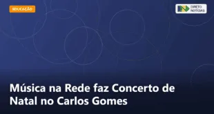 Música na Rede faz Concerto de Natal no Carlos Gomes — Direto Notícias