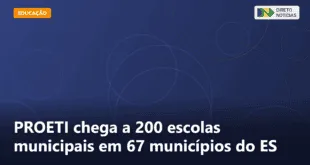 PROETI chega a 200 escolas municipais em 67 municípios do ES — Direto Notícias