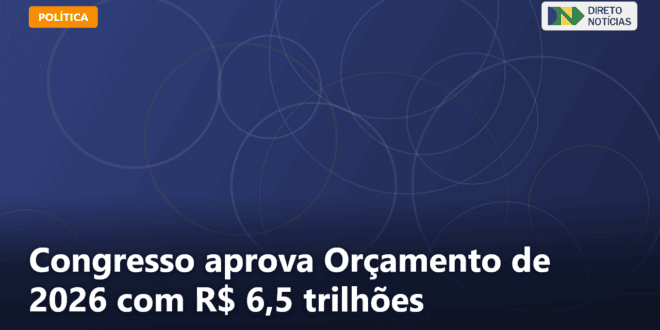 Congresso aprova Orçamento de 2026 com R$ 6,5 trilhões — Direto Notícias