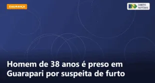 Homem de 38 anos é preso em Guarapari por suspeita de furto — Direto Notícias