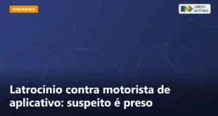Latrocínio contra motorista de aplicativo: suspeito é preso — Direto Notícias