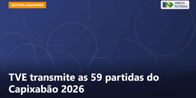 TVE transmite as 59 partidas do Capixabão 2026 — Direto Notícias